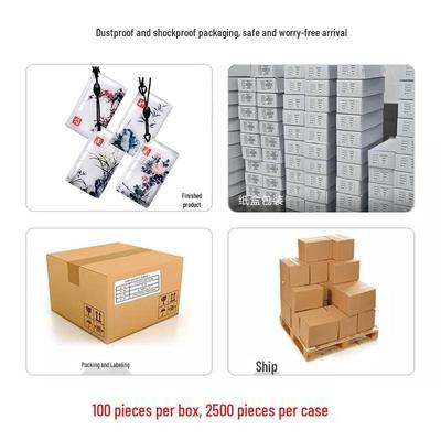 Plum Orchid Bamboo Chrysanthemum RFID Epoxy Smart Door Lock Card, Universal UHF Rechargeable IC Card