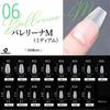 COLORBIRD Short Nail Natural False Nails Ultra-Thin Tips, Clear, Sanded, Fit, (Ballerina Medium, 300pcs)
