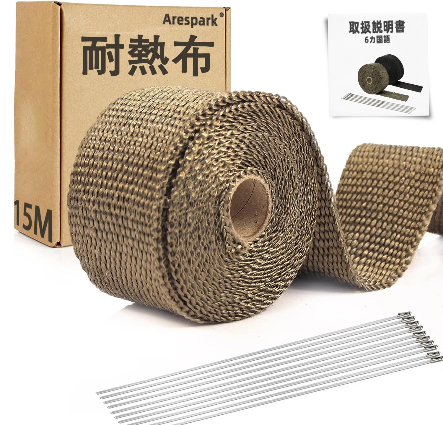 

Термостойкая ткань Thermo Vantage Ares Park, 2,0 x 39,4 фута (5 см х 15M золотой