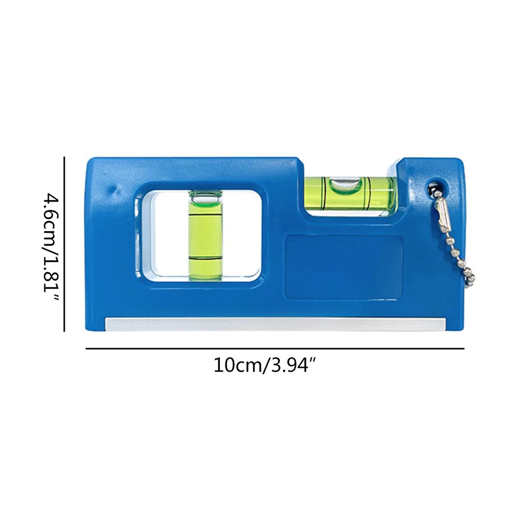Magnetic Horizontal Vertical Pockets Spirit Levels with Keychain Magnetic Pocket Levels for W/ Magnet Spirit Bubble Leve