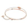 Swarovski Ginger Logo Design Bracelet Women Bracelets Rose-Gold 5389046GRAY