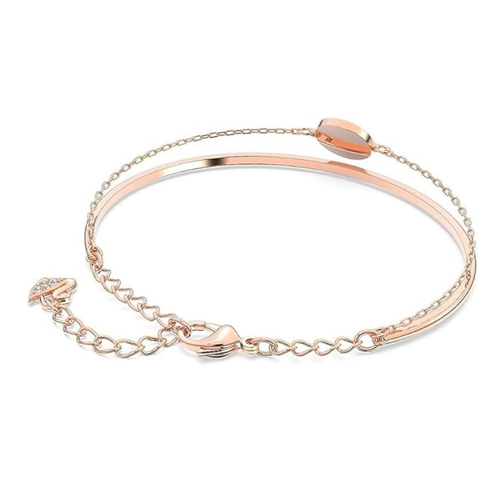 Swarovski Ginger Logo Design Bracelet Women Bracelets Rose-Gold 5389046GRAY