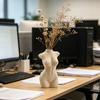 Yousheng Vase Ornament, Women Figure Shape Vase for Flower Arrangement Decoration, Bedroom Living Room Balcony Garden Windowsill Home