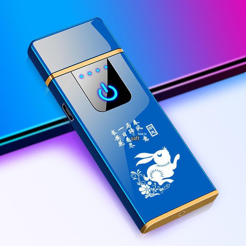 Windproof Zodiac Engraved Electronic Lighter – Unique Gift for Boyfriend