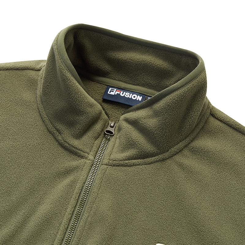 Fila Fusion Casual Outdoor Warm Jacket Unisex Jackets Khaki T11U433701FLK