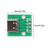 10PCS 5PCS 1PCS USB Type-C Breakout Board Serial Basic Breakout Female Connector Type PCB Converter Board with Row Pin