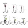 5pcs Double hook/triple hook Live Shrimp Bait Hooks Pickerel Wide Gap High-carbon Steel Fishhook Wacky Weedless Worm Soft Worm