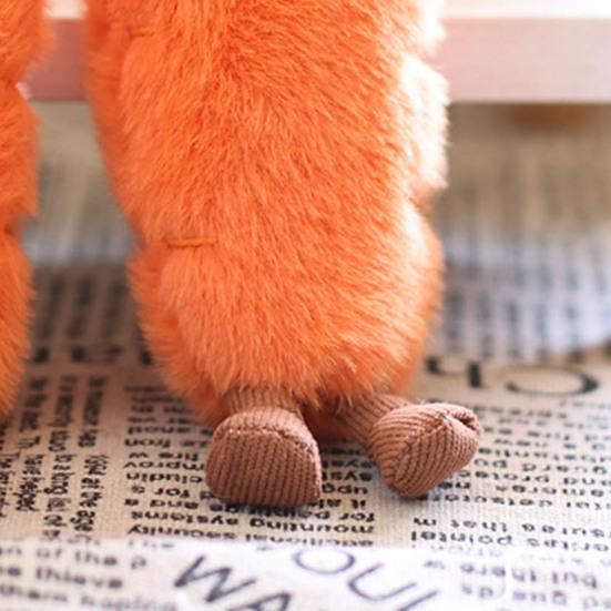 Uroczy Pluszowy Breloczek Marchewka Warzywo, Mała Pluszowa Zawieszka do Torebki Plecaka Portmonetki, Kawaii Breloczek do Kluczy, Prezent dla Dziewczynek Kobiet