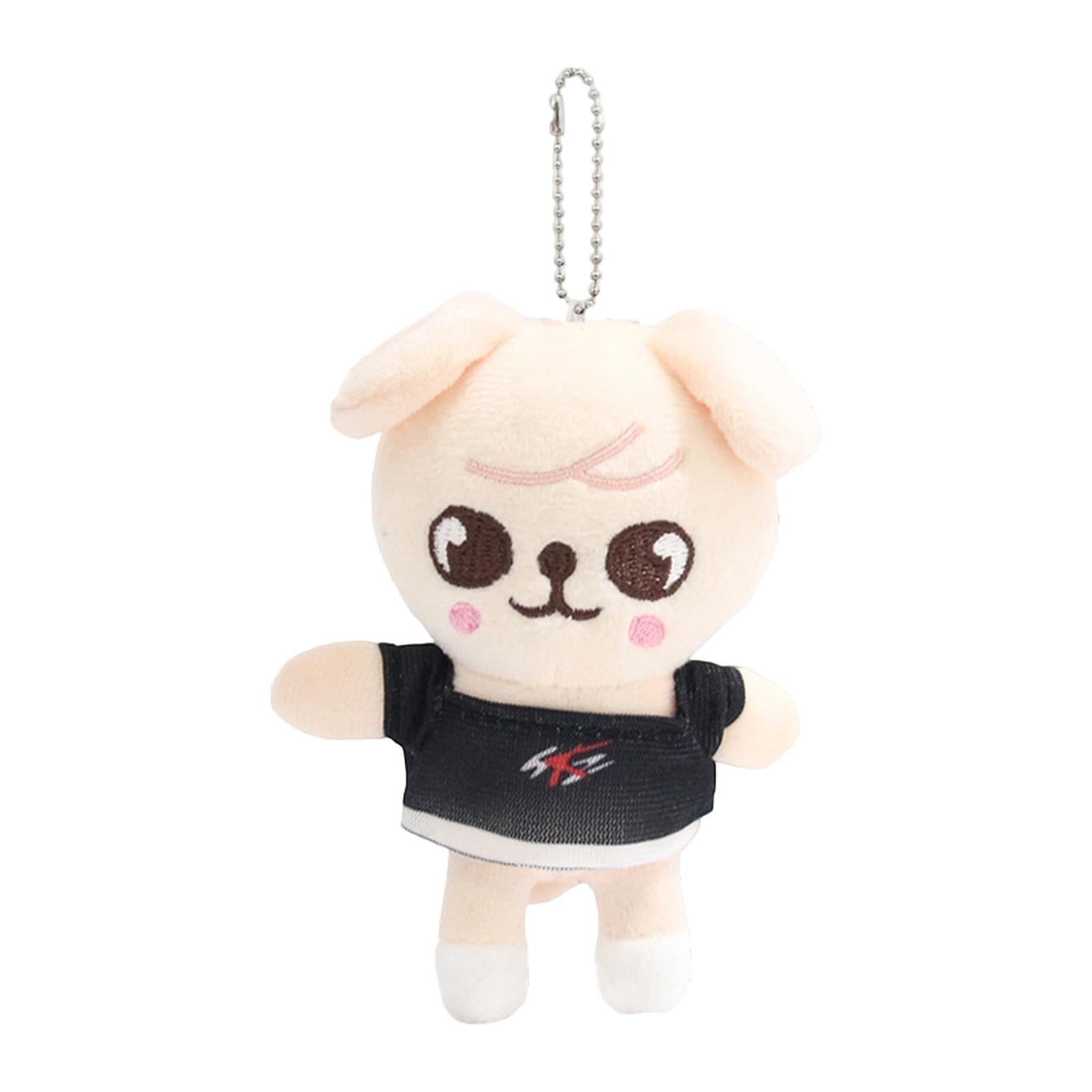 Комбинезон, шляпа художника, брелок-подвеска в виде сумки-медведя, милый плюшевый брелок One Size