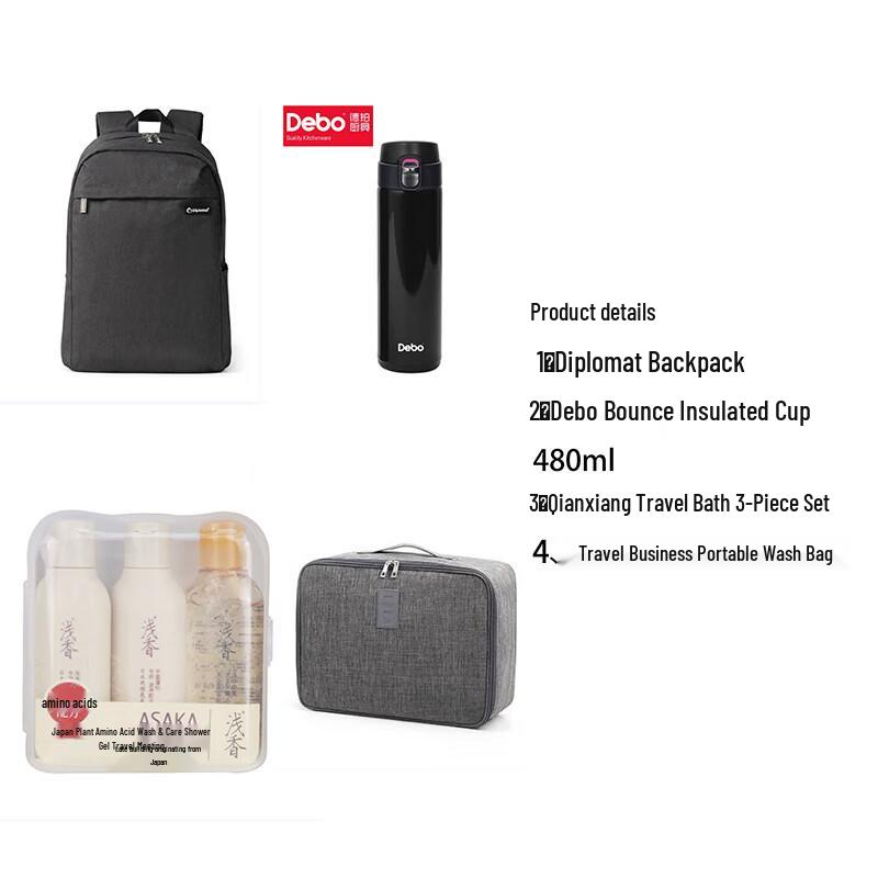 

Diplomat 4-Piece Onboarding Gift Set Backpack 29.5x20x44.5cm