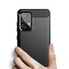 Samsung Galaxy A72 4G Flexible Carbon Case - Black Protective Cover