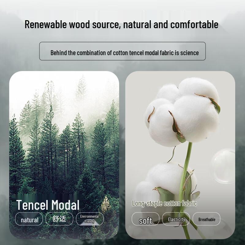 Septwolves Men's Modal Blend Business Casual Long-Sleeve Polo