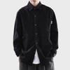 Spring and Autumn New Work Shirt Men's Long-sleeved Korean Version of the Trend of Loose Pocket Shirt Casual Versatile Shirt