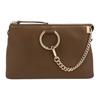 Chloé Fashion Leather Clutch Bag With Zipper Closure Women Clutch Brown CHC21AS414F1723Y