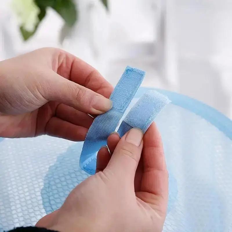 Cesta Colgante Plegable de Cuatro Capas Malla Transpirable Cesta de Almacenamiento de Juguetes Jaula de Almacenamiento Cesta de Secado Organizador de Hogar