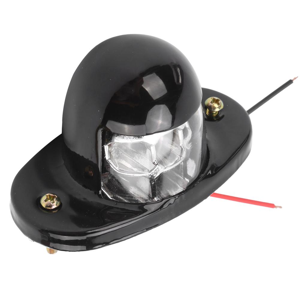 24V Car License Plate Light 6 LED Driving Signal Lamp Waterproof for Trailer Truck