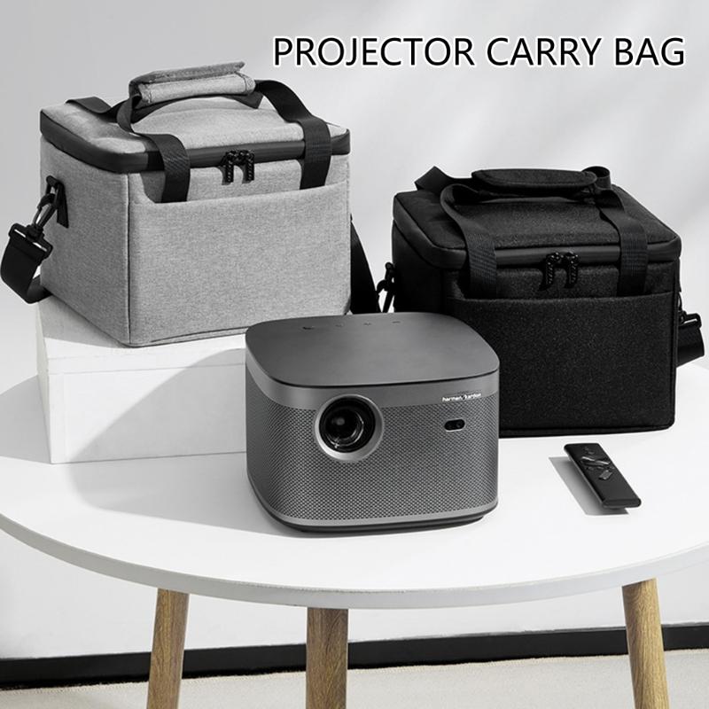 Waterproof Oxford Fabric Projector Carrying Case For H Series V Series Portable Storage Bag With Multiple Pockets
