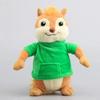 New 22cm 3pcs Alvin and the Chipmunks Halloween Plush Toys Kawaii Fluffy Chipmunks Stuffed Animals Birthday Christmas Gift