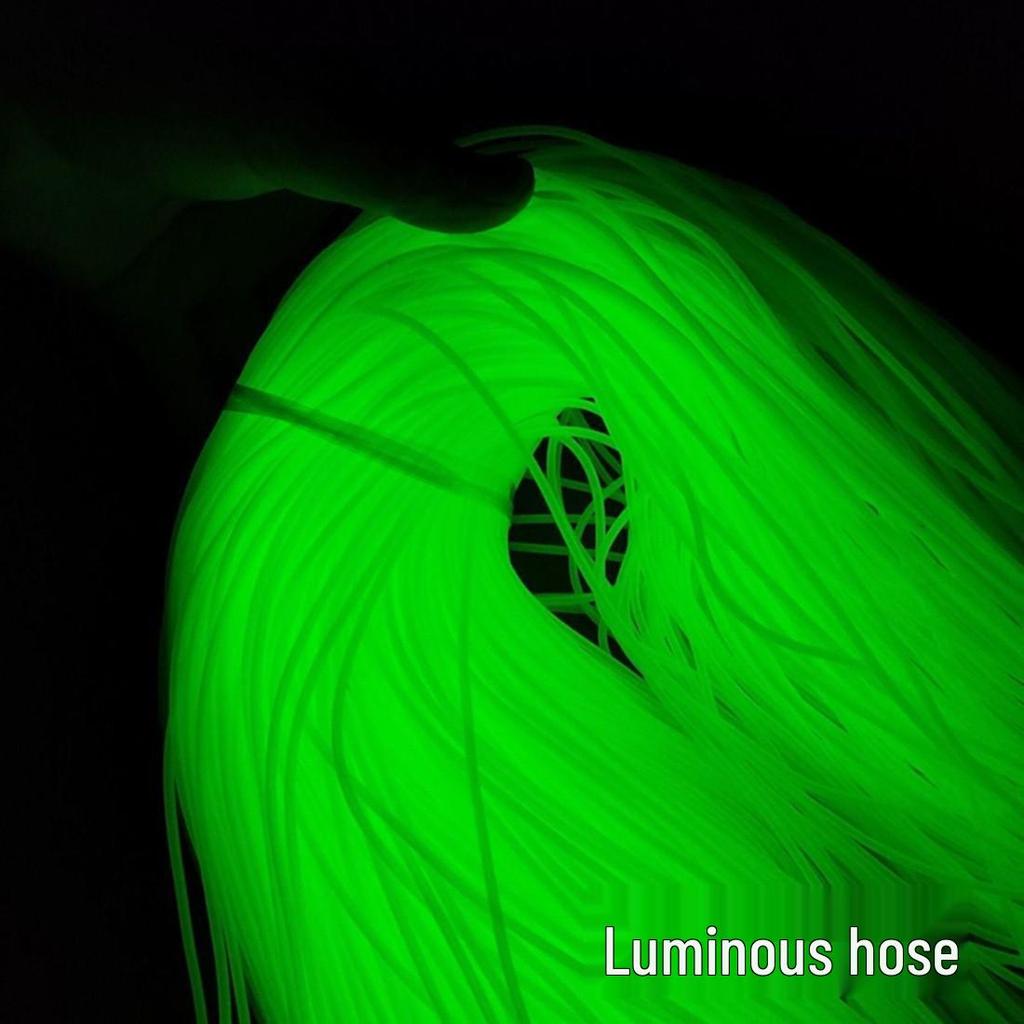 DIY Luminous Crochet Tube: Glow-in-the-Dark Fish Attracting Sleeve for Sea & Freshwater Fishing