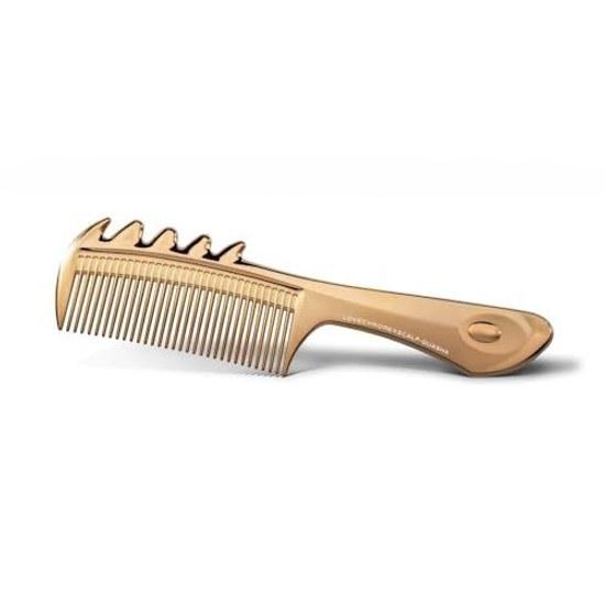 LOVECHROME (R) K24GP Scalp Kassa Gold Care Beautiful Hair Comb Smooth