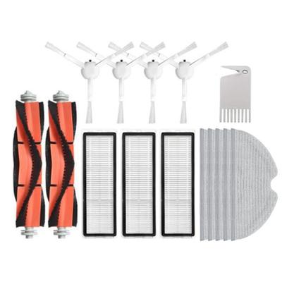 Xiaomi 1C Süpürge Robot Vakum Mop C1 Aksesuarları için Yan Fırça + Hepa Filtre + Paspas Bezi