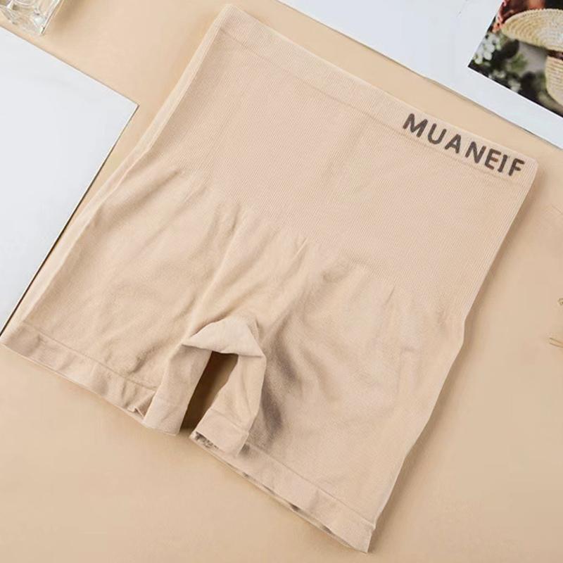 

Брюки с высокой талией для контроля живота, бесшовные шорты для формирования тела, спортивные шорты, женские боксеры, защитные трусы телесный