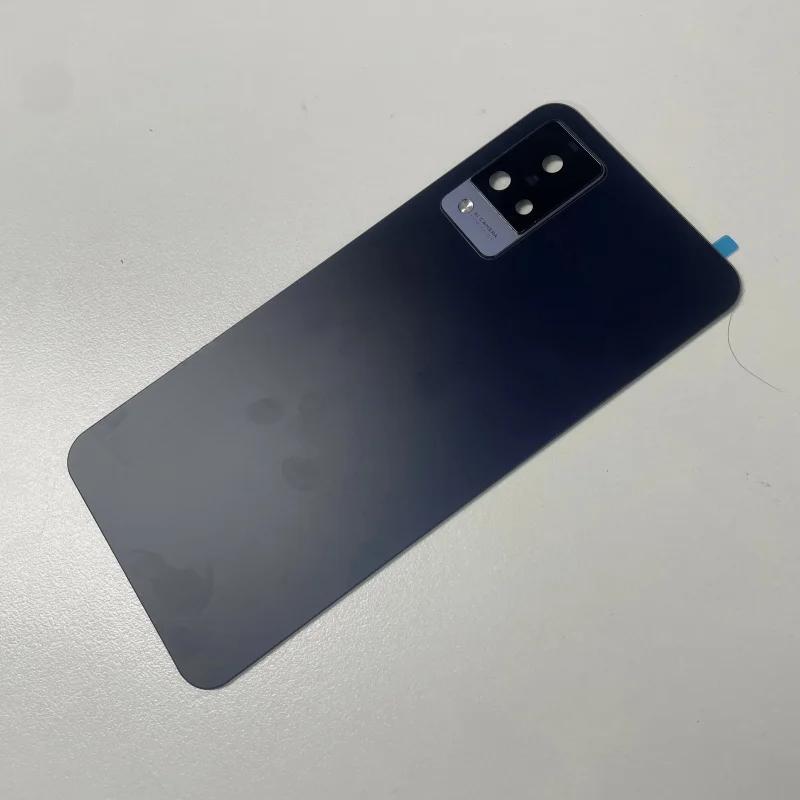 Voor Vivo V21 4G 5G V2066 V2108 V2050 Batterijdeksel Achterkant Vervangende Behuizing Met Camera Reparatieonderdelen
