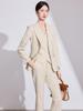 Women's High-End Pink Suit Set: 2025 Spring/Autumn Professional Vest for Management Workwear