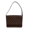 N51160 Damier Pattern Damier Tri Beccaron Shoulder Bag Brown Damier Women Used