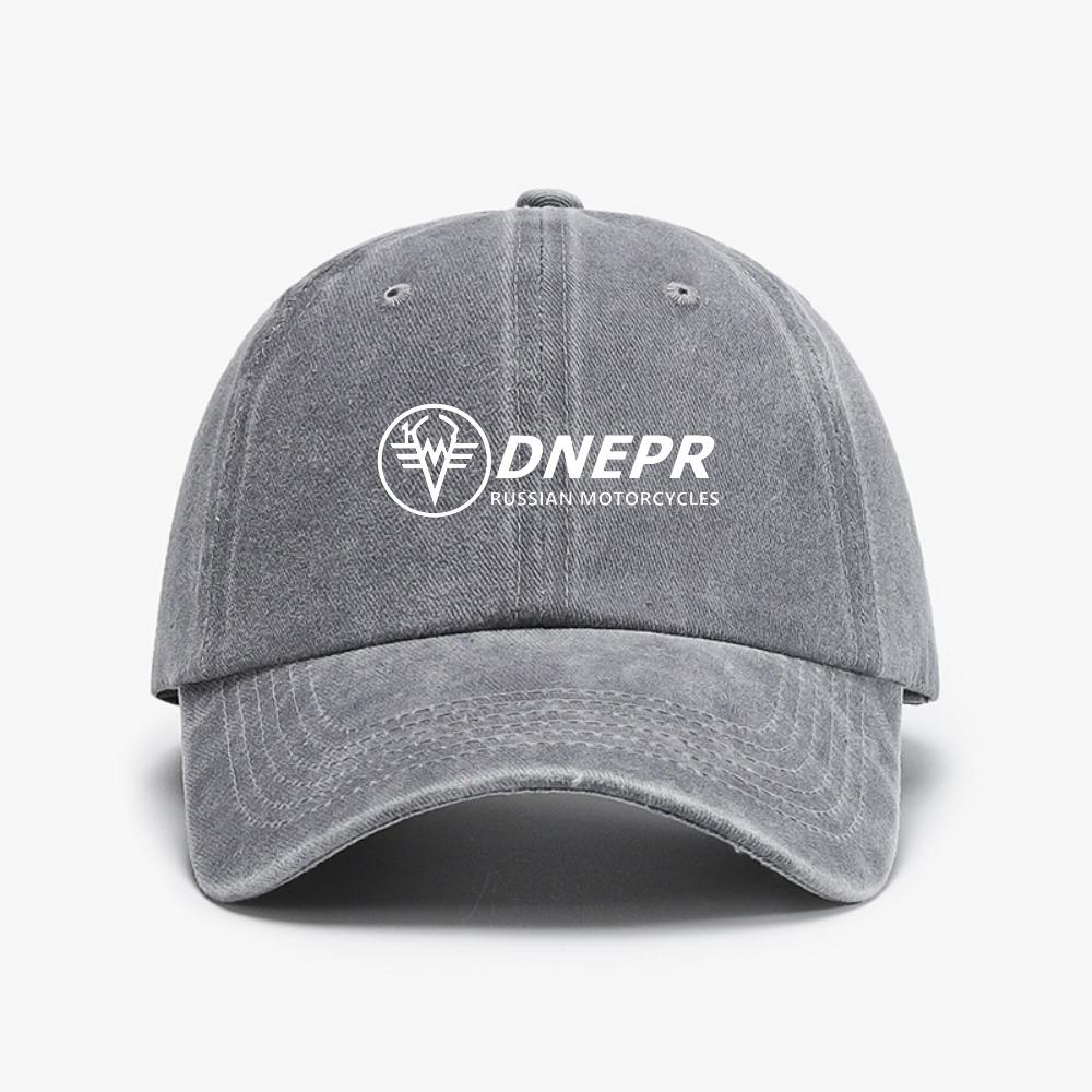

Dnepr Russian Motorcycle Baseball Cap Vintage style Washed Soft top denim hat Unisex adjustable Snapback Hats Gorras bone Adjustable