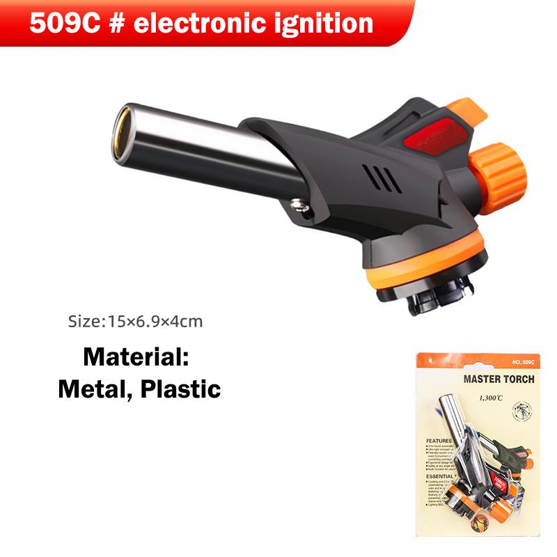 Manual Gas Welding Torch Head Portable Adjustable Nozzle High Heat Flame for BBQ Metalwork Soldering
