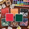Retro Eco-Cotton Neutral Ink Stamp Pad for Journals