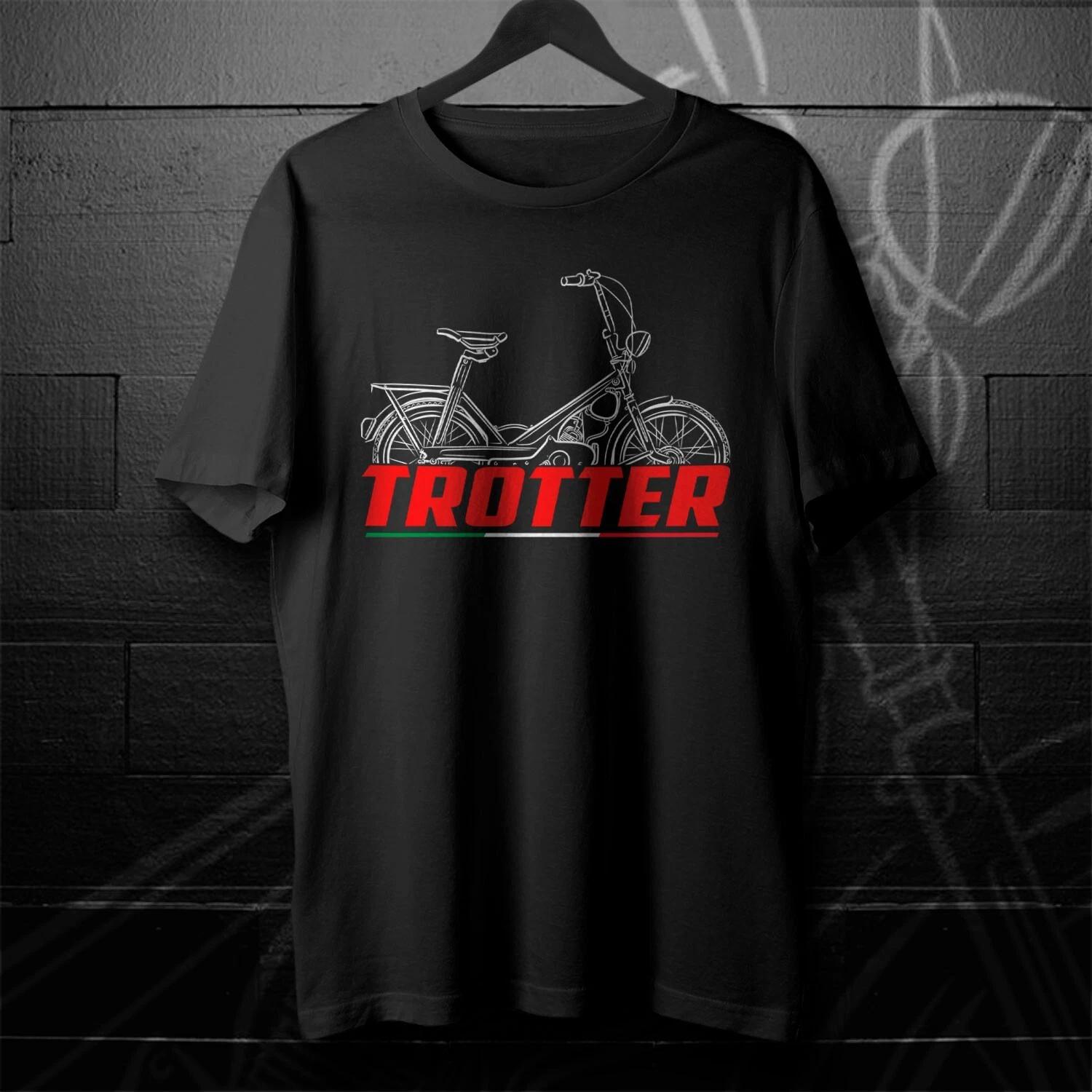 

Black men s and women s T-shirt For Moto Guzzi Trotter 1966-1973 Fans M