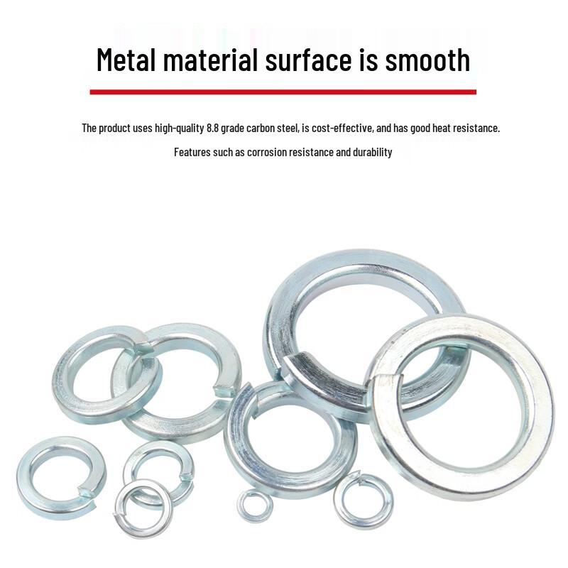 AFW M8 Galvanized Spring Washers