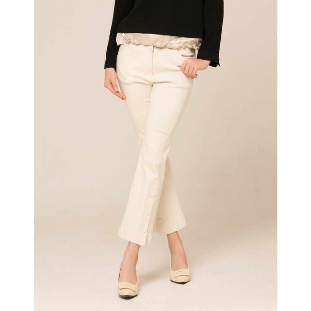 Son Jung Wan Bootcut Pants Button Hem Zsl6161031