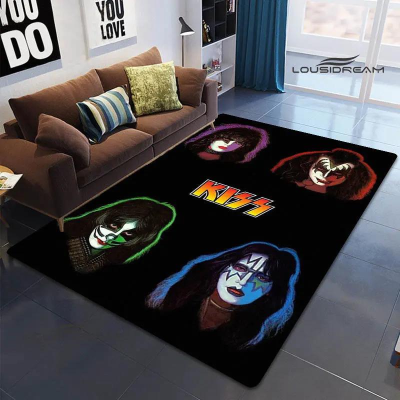 Kussband-Druckteppich, Kinderspielzimmerteppich, Wohnzimmer, Schlafzimmer, rutschfester Teppich, Fotografie-Requisiten, Geburtstagsgeschenk