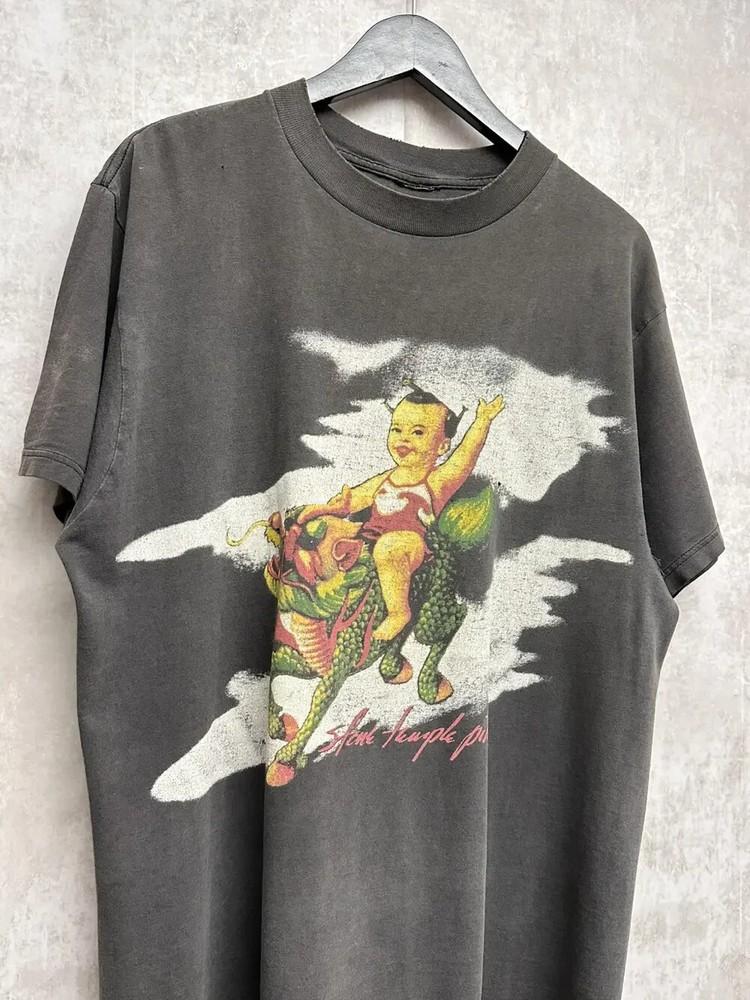 

Vintage 90s Stone Temple Pilots Purple Shirt Chacoal Color AN49867 Unisex T-Shirt M