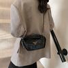 2025 New Fashion Pillow Bag Casual Soft Leather Shoulder Bag Textured Oblique Span Bag Tide Chain Handbag