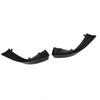 2PCS Front Bumper Corner Spoiler Black Bumper Corner Splitter Replacement for Mitsubishi Lancer DE GTS ES VR‑X Aspire