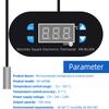 W1308 Digital Temperature Controller 12V 220V Microcomputer Thermostat Heat Cool Temp Control Electronics Thermostat with Sensor