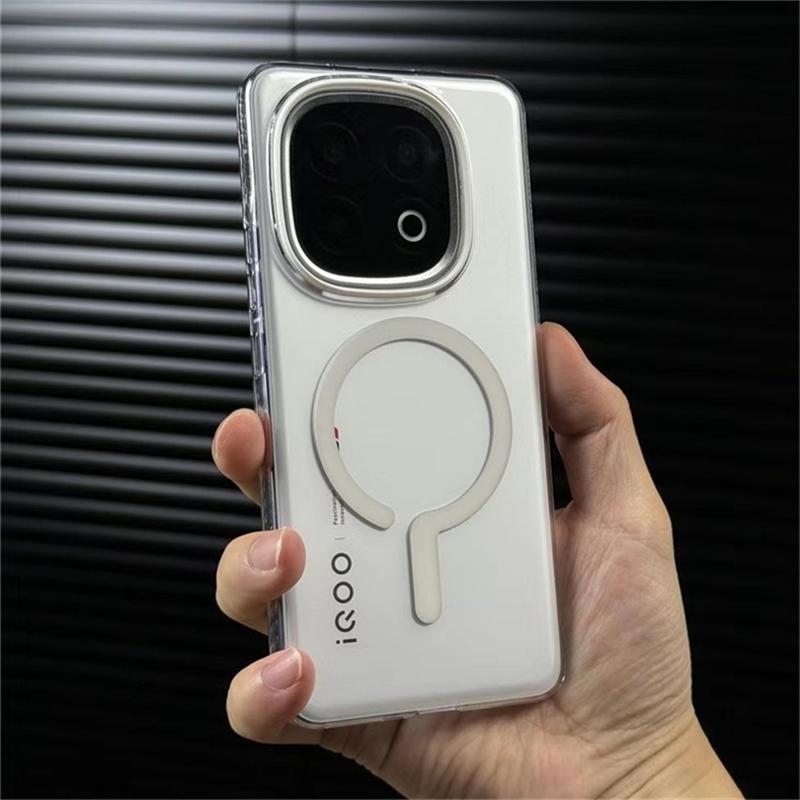 Case For Vivo IQOO 13 Case Magnetic For MagSafe Transparent Hard Cover For IQOO13 5G Light and Thin Shell Luxury Fashion Bumper