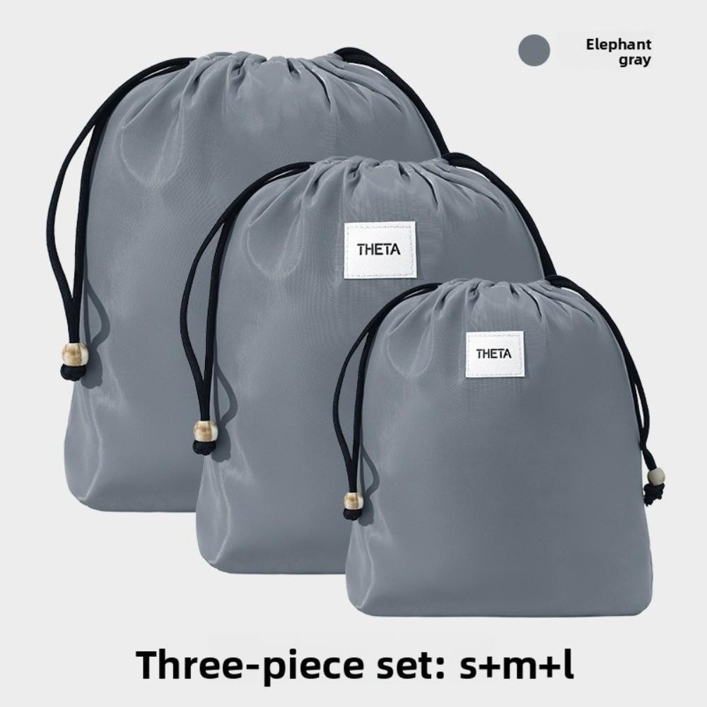 Polyester Travel Storage Bag Dustproof Multi-size Clothing Organizer Bag Washable Large Capacity Drawstring Bag for Outdoor Use