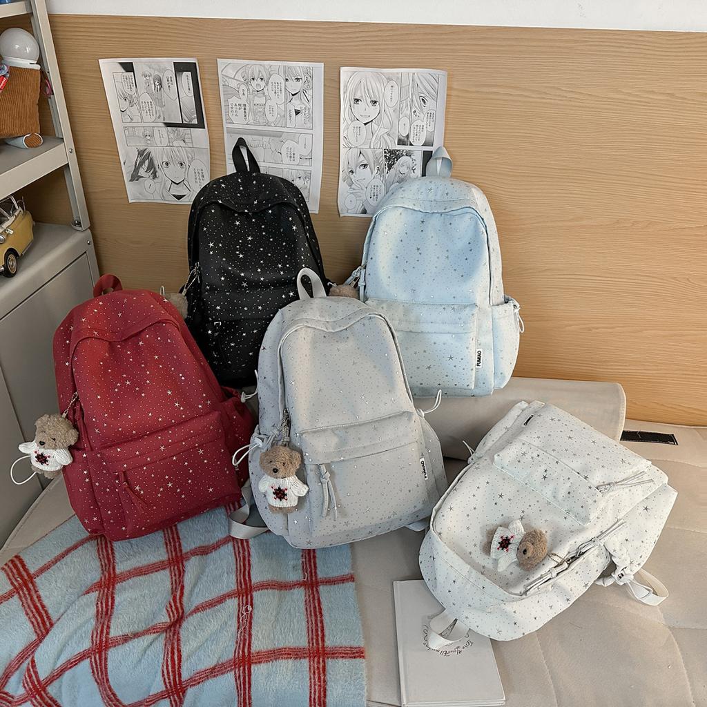 Schoolbag New Schoolbag High Value Korean Ins Girl Heart Leisure Travel Lightweight Gypsy Star Student Backpack