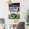 Messi Custom Your Name Wall Decor Tapestry Art For Pet Memorial Birthdaywedding Party Backdrop Family Gift