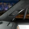 Car Set Door A-Pillar Tweeter Covers Speaker Decorative Stickers Stainless Steel Material For Hyundai Santa Fe MX5 2024 2025