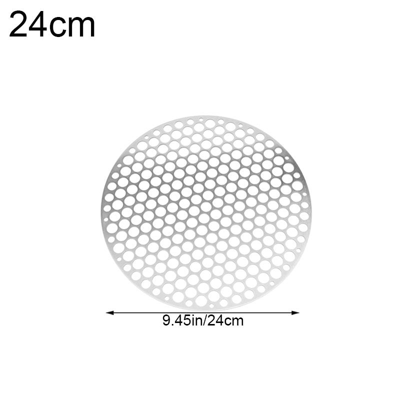Plasă Grătar Inox 18-30Cm Ustensilă Grătar Plasă Grătar Rotundă Camping Picnic Mâncare Grătar Accesorii Bucătărie
