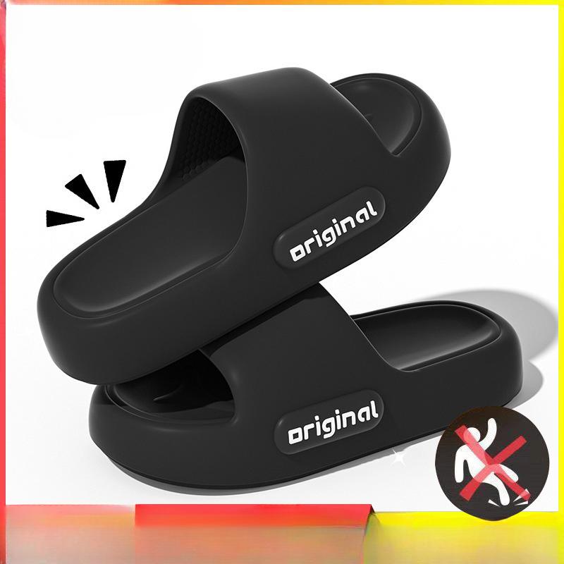 

Обувь нового стиля: Шлепанцы на толстой подошве, Домашние противоскользящие и бесшумные сандалии Fits 43-44 чёрный