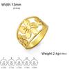 Cazador Stainless Steel Ring for Women Flower Finger Rings Jewelry Wholesale 2026 Trend New In Party Wedding Birthday Gift