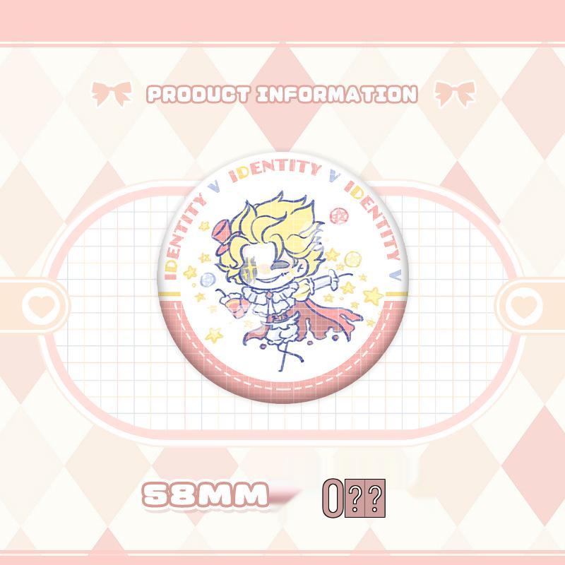 Identity V Charms: Gardener, Entomologist, Mechanic, Prisoner, Seer Badges