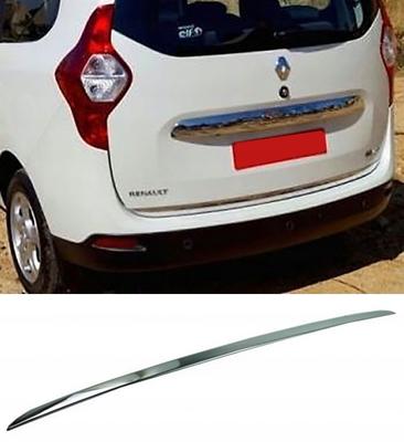 DACIA LODGY 10 – Chrom-Kofferraumverkleidung – Heckklappen-Akzent – ​​Premium-Heckdetails – Glanzverstärker für Heckklappen-Tuning